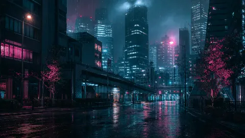 Tokyo rain